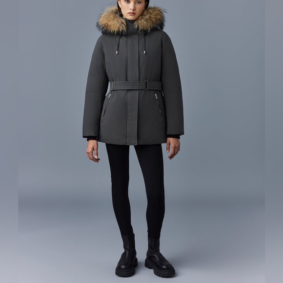 MACKAGE JENI-FZ CARBON S -2 in 1 ladies Down Parka - Picture 7 of 10